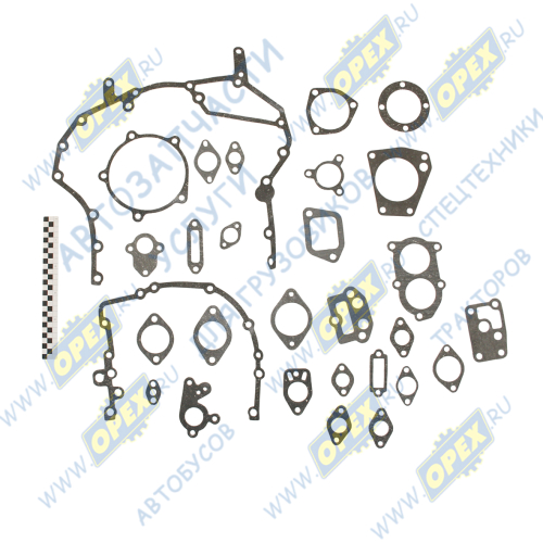 03-08-200 РМК прокладок блока двигателя (ДВС) Камаз паронит; (27 наим) Techno Drive